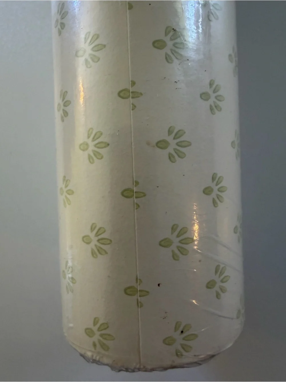 York Wallcoverings Casabella Wallpaper JG0761 Double Roll Green Floral Cream NIP
